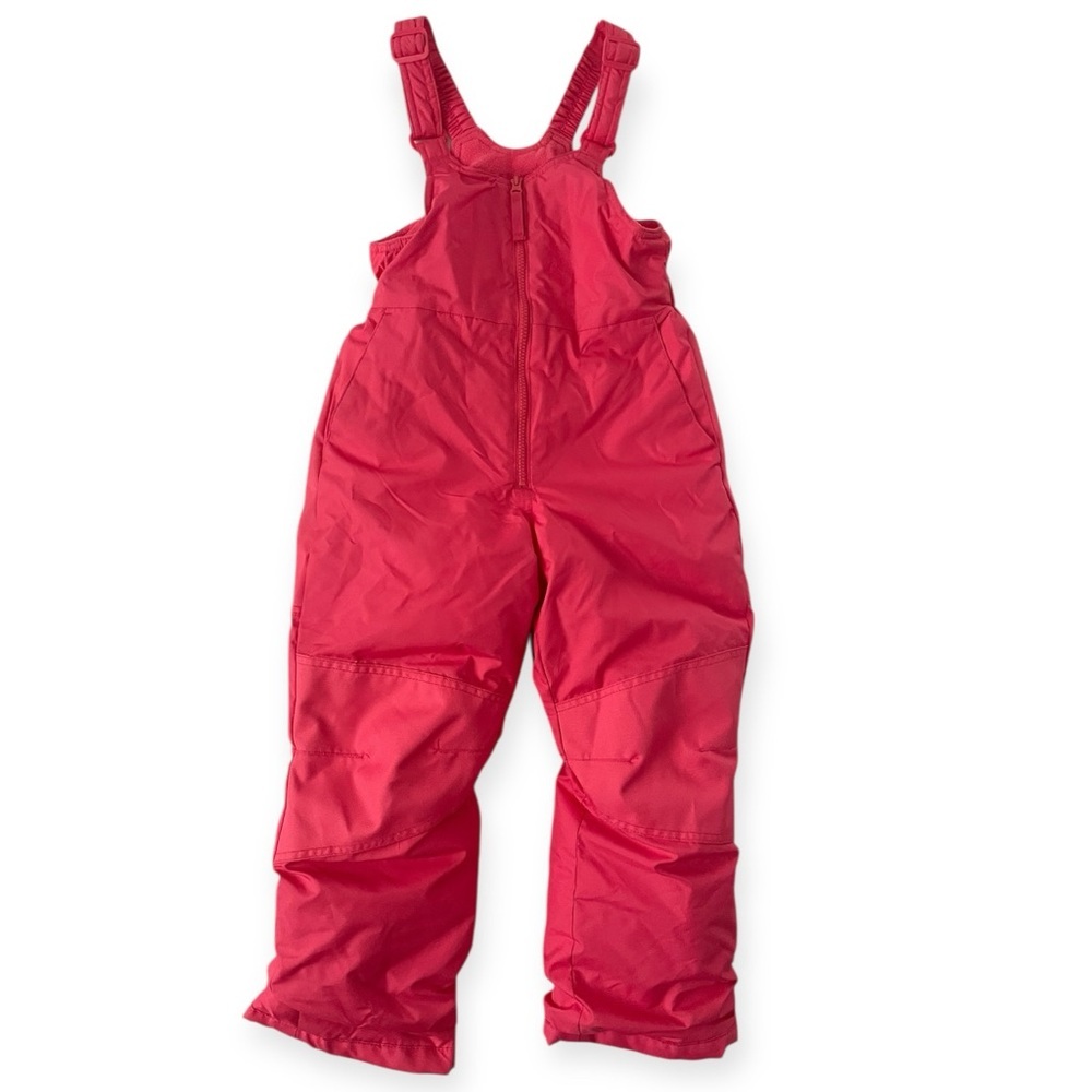 All in Motion Snow Bib Overalls Pants Pink winter outdoors girls small 5-6